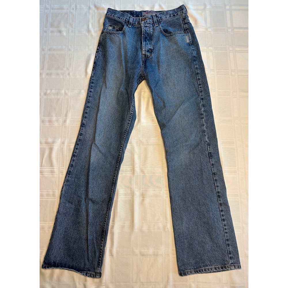 Silver Jeans Co Jeans Women 29x32 Blue Straight Leg 100% Cotton Button Fly